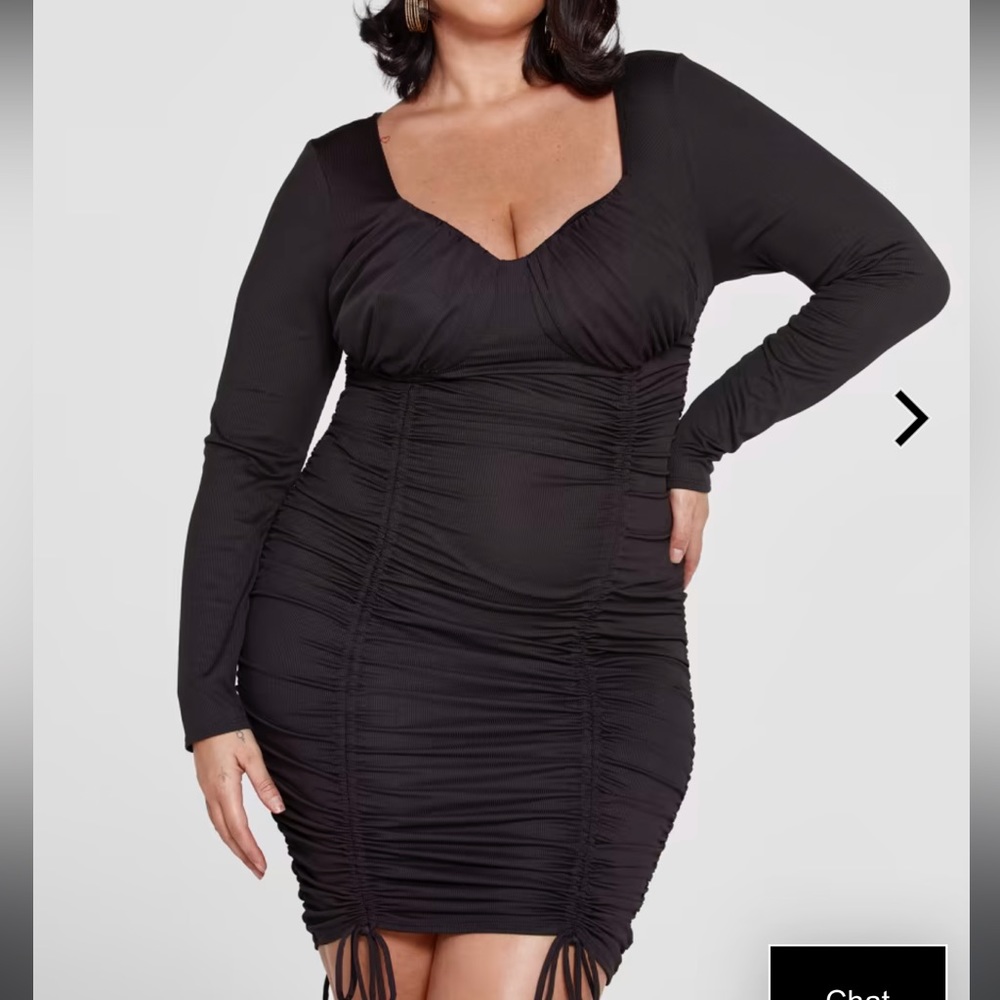Fashion to figure drawstring mini dress size 4 nwt